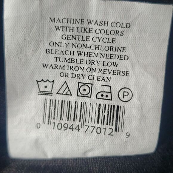 Motherhood Maternity Top Size M Black Embroidered Sleeveless Linen Blend BackTie - Picture 9 of 9